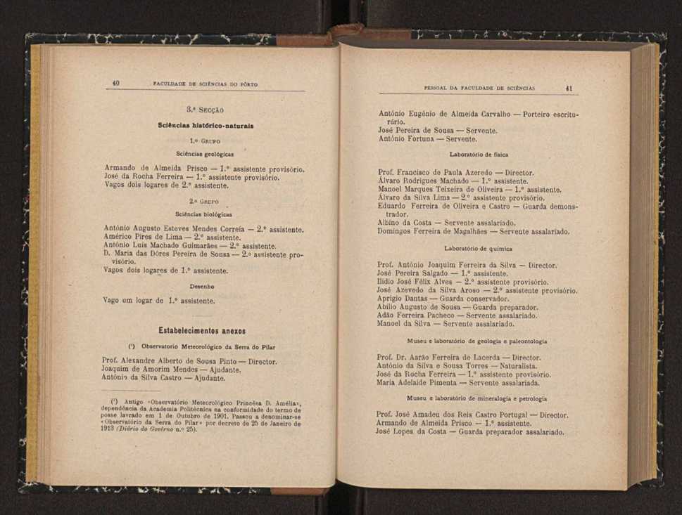 Anurio da Faculdade de Scincias da Universidade do Porto : (antiga Academia Politcnica). 1914/1915 - 1917/1918 / Ex. 2 21