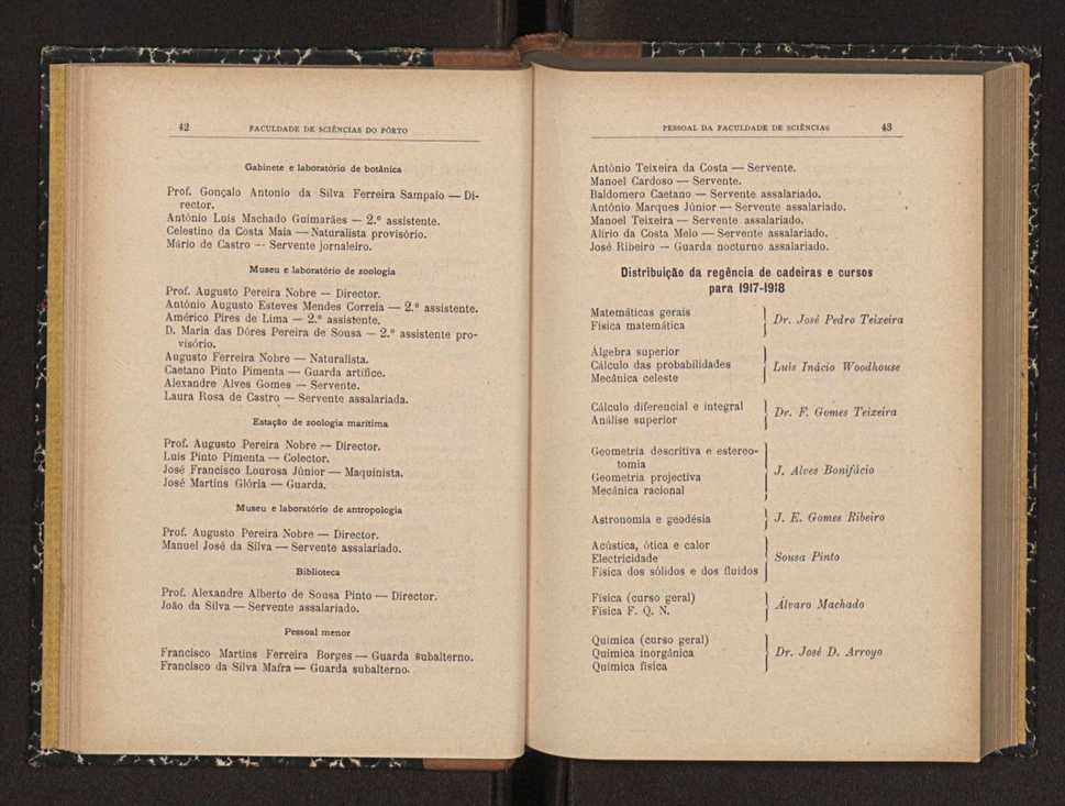 Anurio da Faculdade de Scincias da Universidade do Porto : (antiga Academia Politcnica). 1914/1915 - 1917/1918 / Ex. 2 22