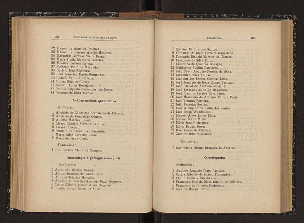 Anurio da Faculdade de Scincias da Universidade do Porto : (antiga Academia Politcnica). 1914/1915 - 1917/1918 / Ex. 2 84