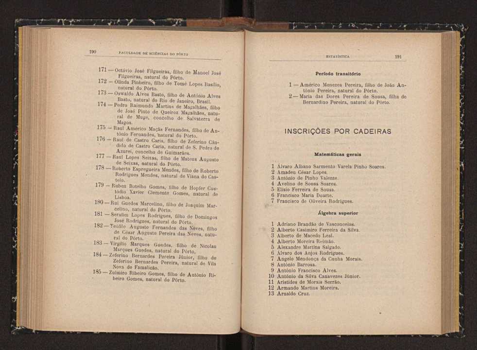 Anurio da Faculdade de Scincias da Universidade do Porto : (antiga Academia Politcnica). 1914/1915 - 1917/1918 / Ex. 2 95