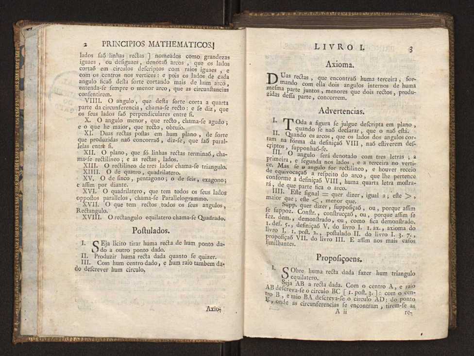 Principios mathematicos para instruca dos alumnos do Collegio de So Lucas, da Real Casa Pia do Castello de Sa Jorge ... 6