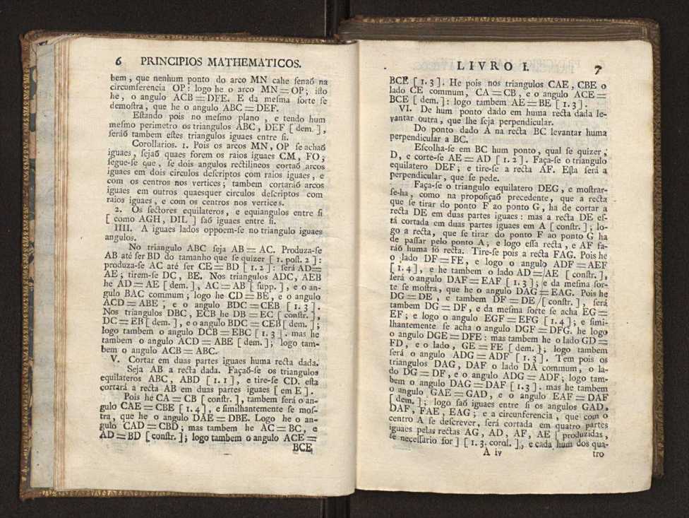 Principios mathematicos para instruca dos alumnos do Collegio de So Lucas, da Real Casa Pia do Castello de Sa Jorge ... 8