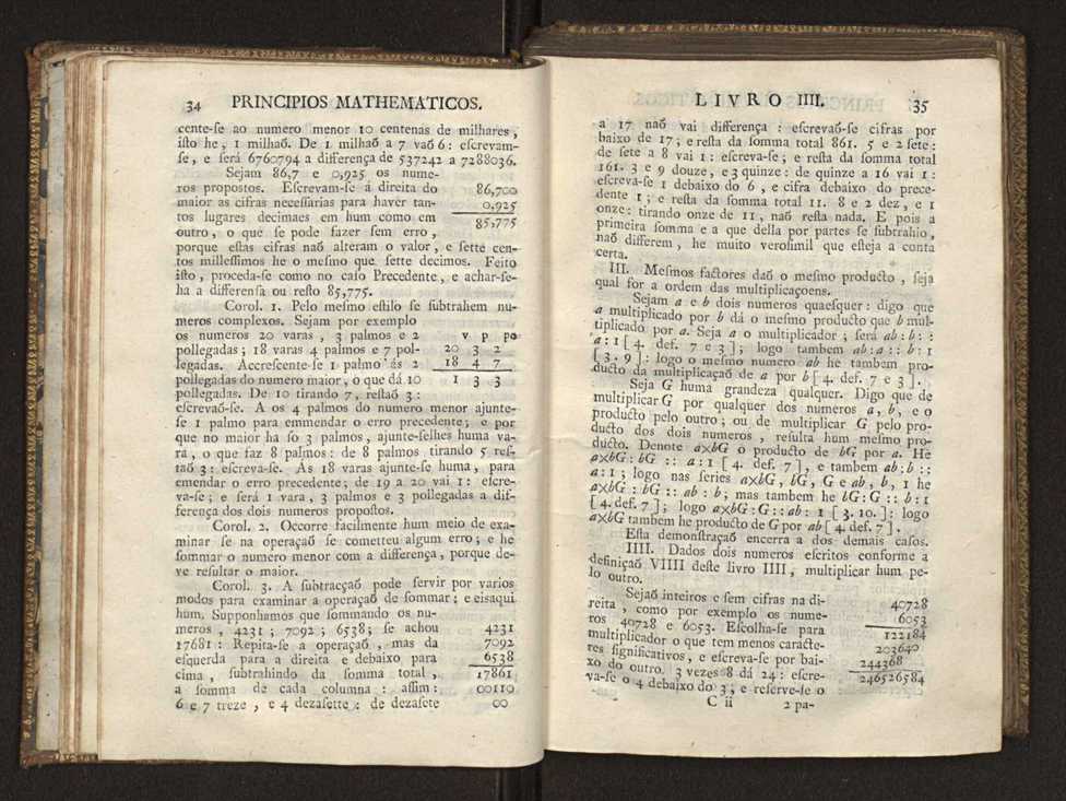 Principios mathematicos para instruca dos alumnos do Collegio de So Lucas, da Real Casa Pia do Castello de Sa Jorge ... 22