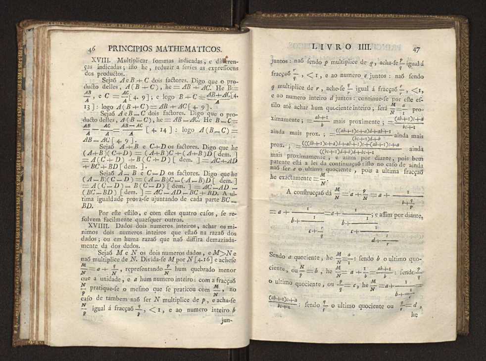 Principios mathematicos para instruca dos alumnos do Collegio de So Lucas, da Real Casa Pia do Castello de Sa Jorge ... 28
