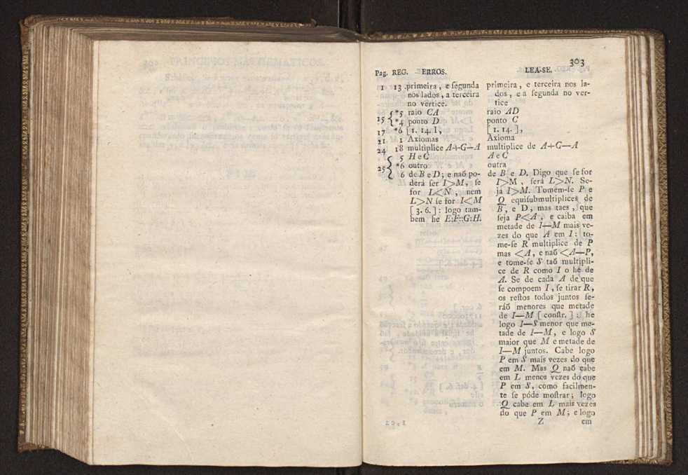 Principios mathematicos para instruca dos alumnos do Collegio de So Lucas, da Real Casa Pia do Castello de Sa Jorge ... 157