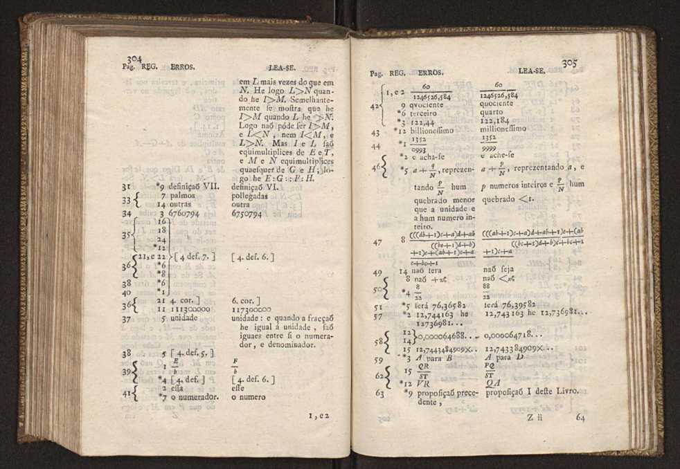 Principios mathematicos para instruca dos alumnos do Collegio de So Lucas, da Real Casa Pia do Castello de Sa Jorge ... 158