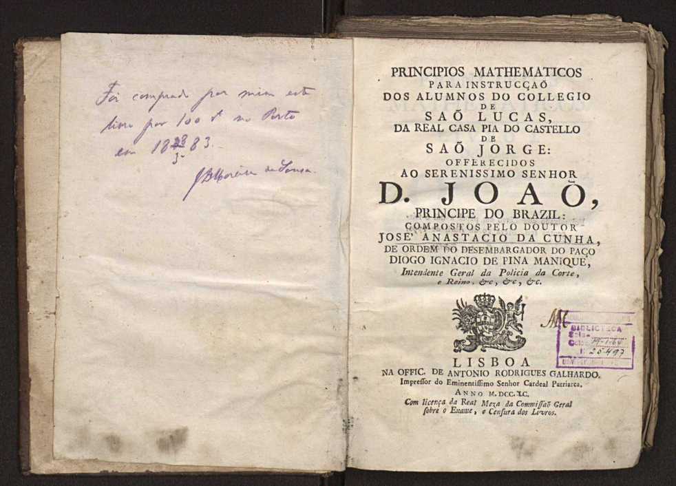 Principios mathematicos para instruca dos alumnos do Collegio de So Lucas, da Real Casa Pia do Castello de Sa Jorge ...Ex. 2 2