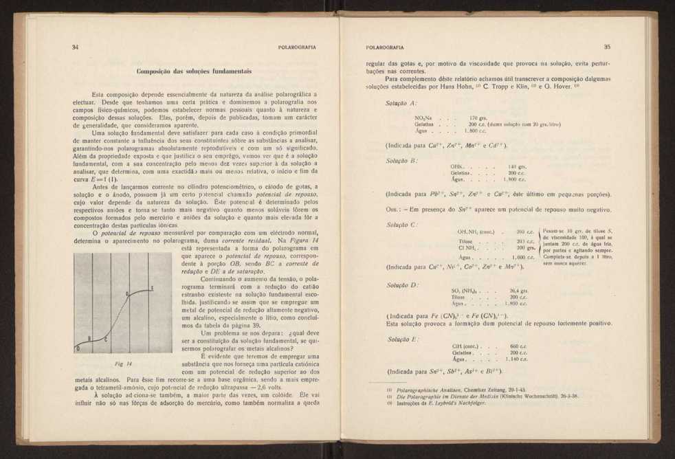 Polarografia:anlises polarogrficas qualitativas e quantitativas aplicadas a solues mais ou menos complexas 19