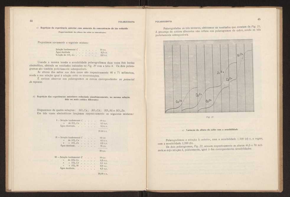 Polarografia:anlises polarogrficas qualitativas e quantitativas aplicadas a solues mais ou menos complexas 24