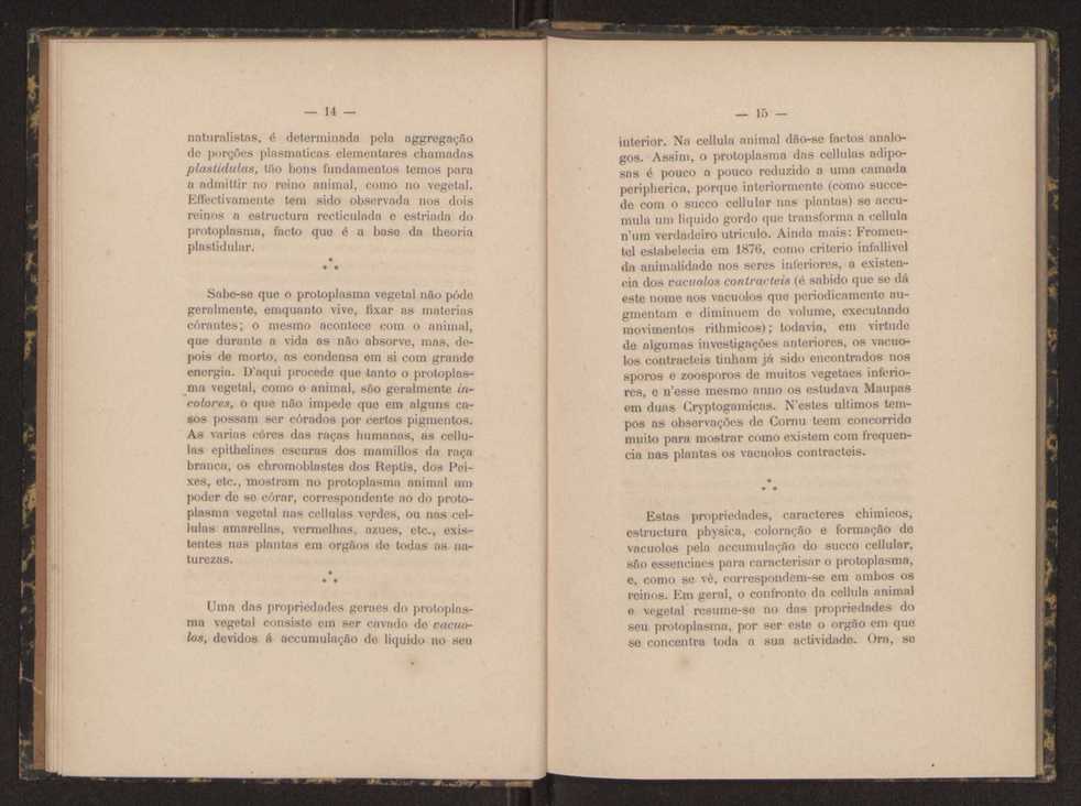 Oreino dos protistas:apreciao da legitimidade d'esta hypothese na classificao dos seres organicos 9