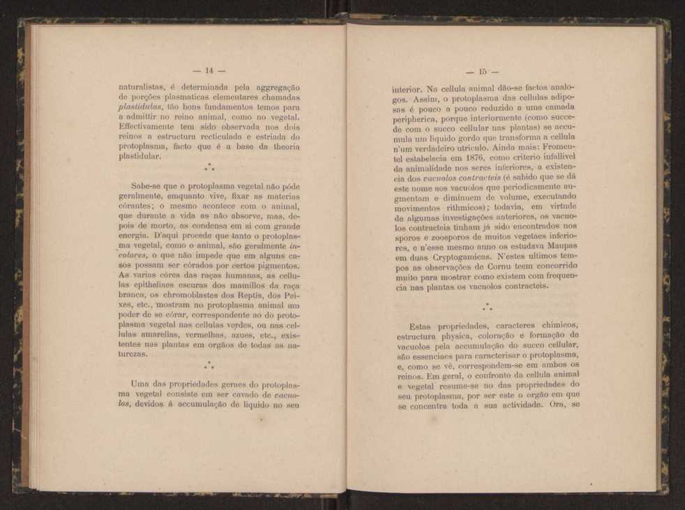 Oreino dos protistas:apreciao da legitimidade d'esta hypothese na classificao dos seres organicos 9