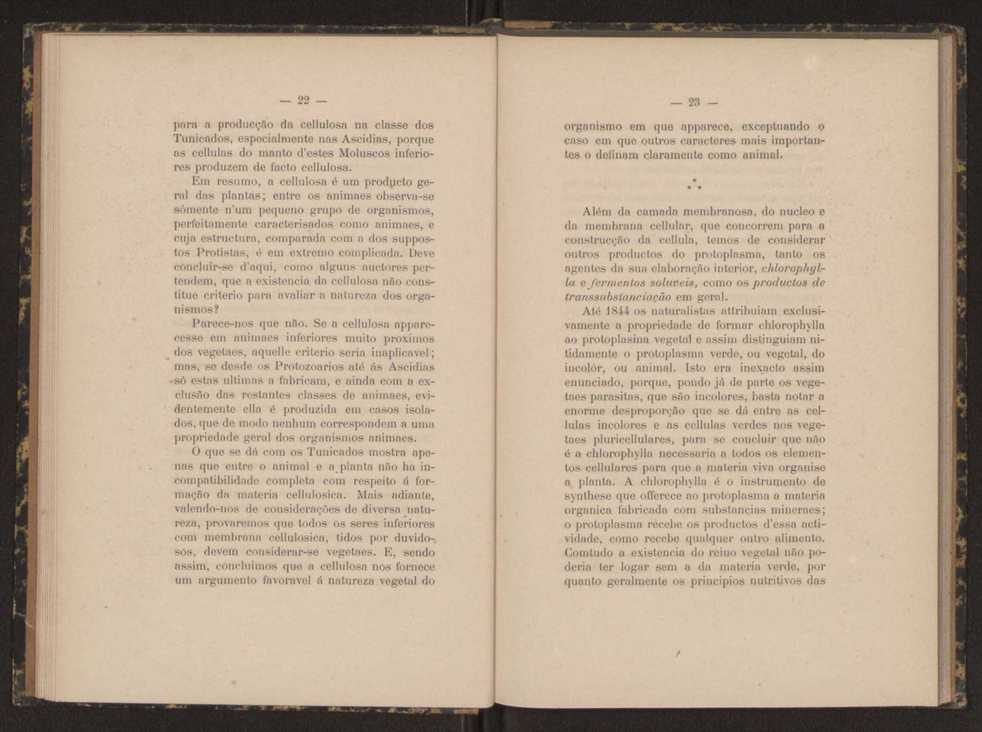 Oreino dos protistas:apreciao da legitimidade d'esta hypothese na classificao dos seres organicos 13