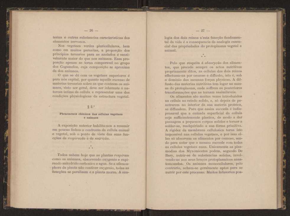 Oreino dos protistas:apreciao da legitimidade d'esta hypothese na classificao dos seres organicos 15