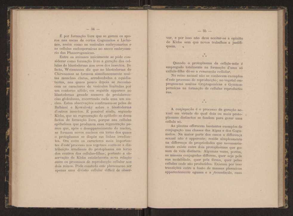 Oreino dos protistas:apreciao da legitimidade d'esta hypothese na classificao dos seres organicos 19