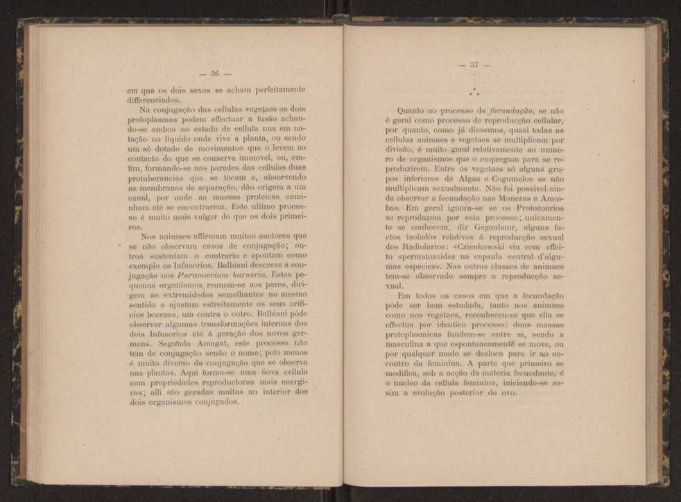 Oreino dos protistas:apreciao da legitimidade d'esta hypothese na classificao dos seres organicos 20