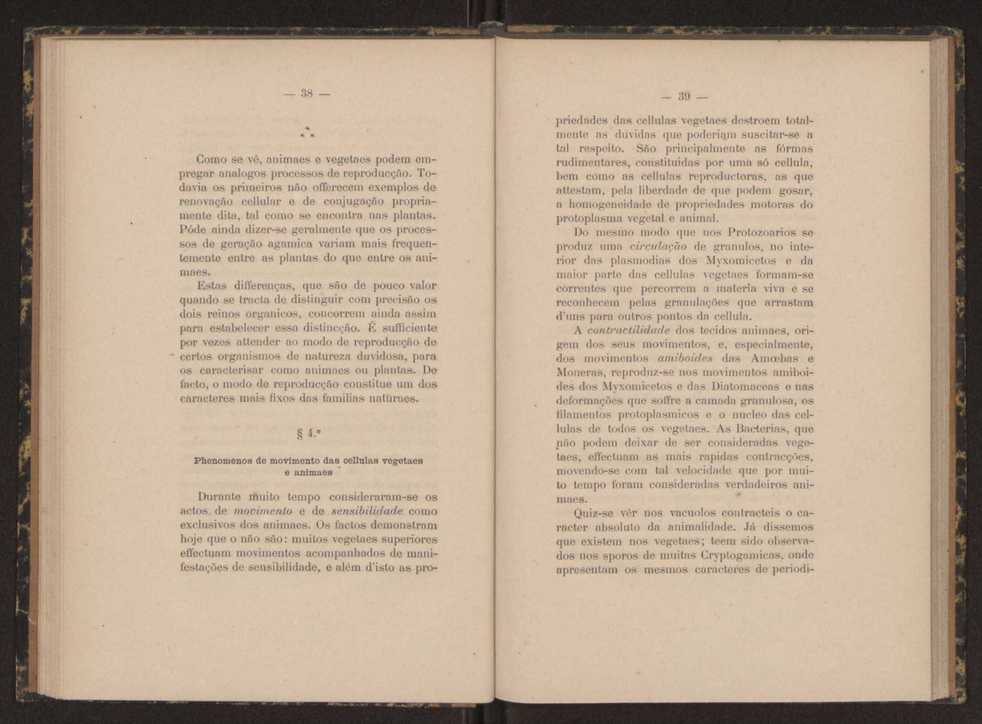 Oreino dos protistas:apreciao da legitimidade d'esta hypothese na classificao dos seres organicos 21