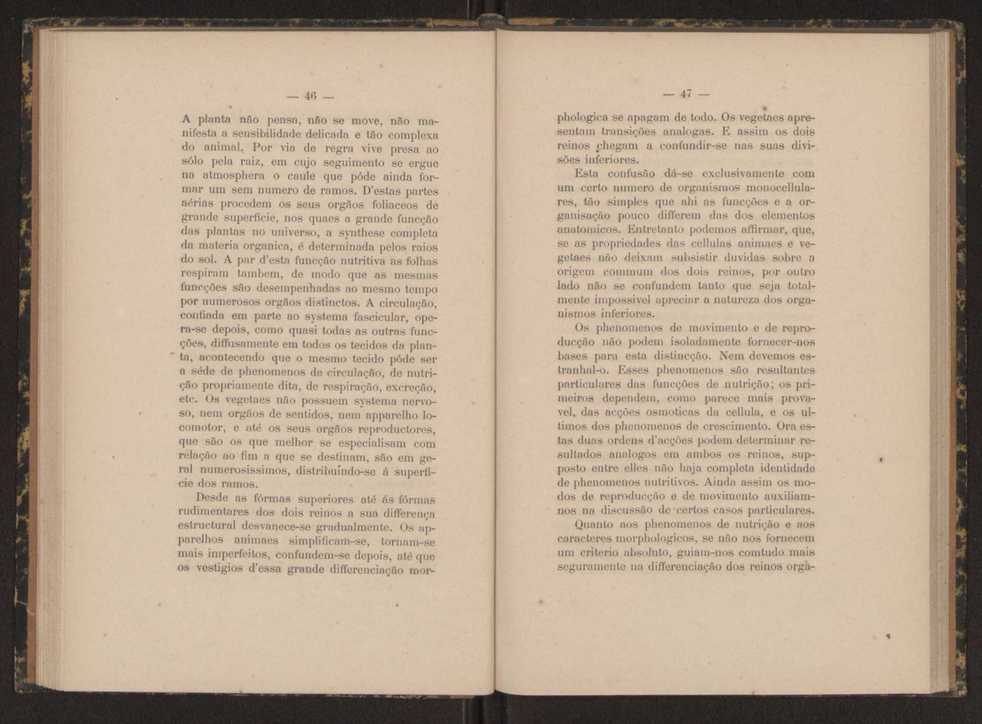O�reino dos protistas�:�aprecia��o da legitimidade d'esta hypothese na classifica��o dos seres organicos 25