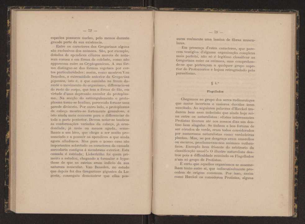 Oreino dos protistas:apreciao da legitimidade d'esta hypothese na classificao dos seres organicos 38