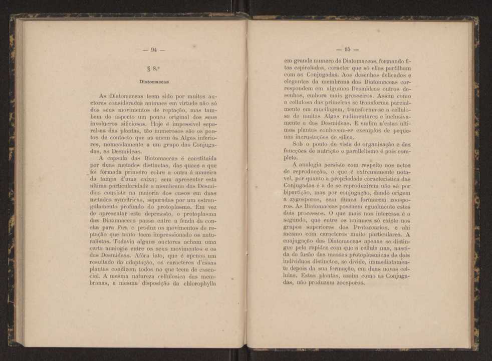 Oreino dos protistas:apreciao da legitimidade d'esta hypothese na classificao dos seres organicos 49