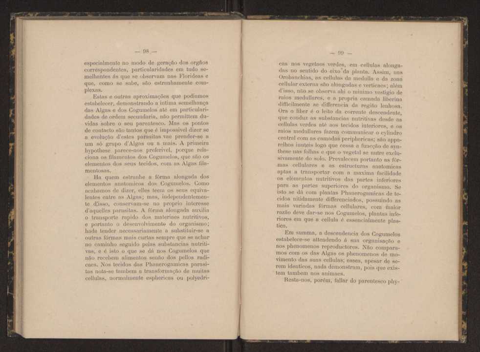 Oreino dos protistas:apreciao da legitimidade d'esta hypothese na classificao dos seres organicos 51