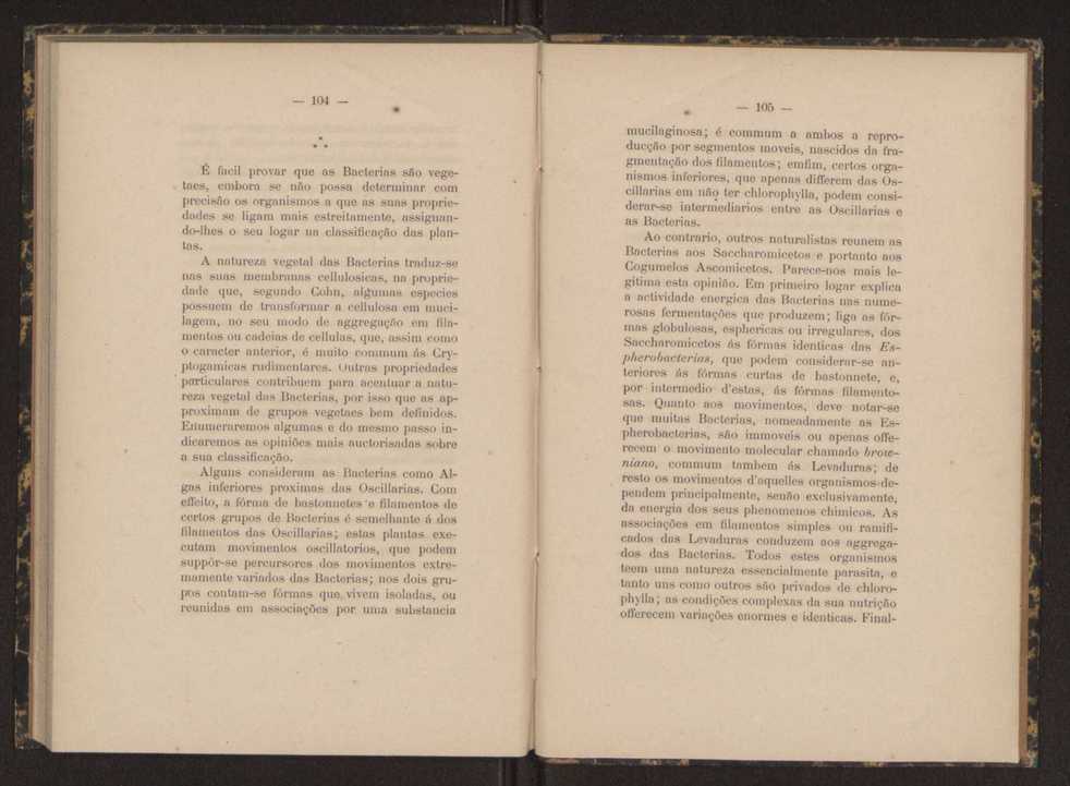 Oreino dos protistas:apreciao da legitimidade d'esta hypothese na classificao dos seres organicos 54