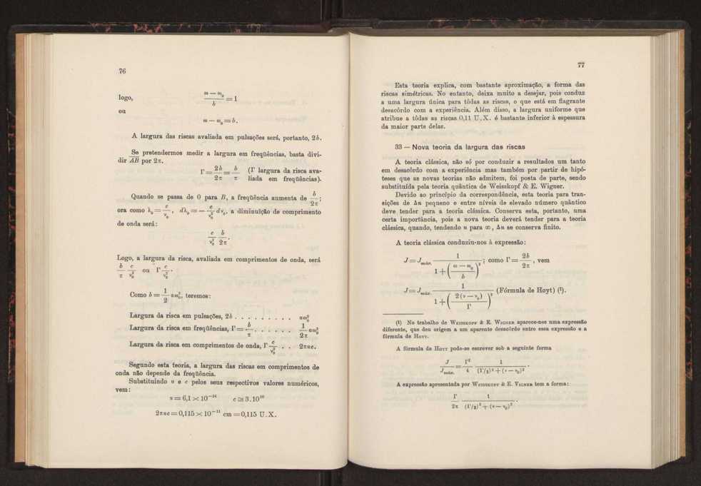 Estudo das riscas satlites de L? do ouro 50