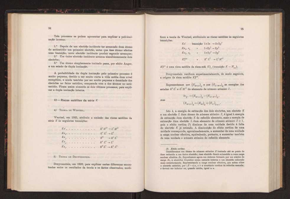Estudo das riscas satlites de L? do ouro 59
