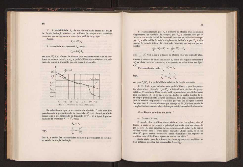 Estudo das riscas satlites de L? do ouro 61