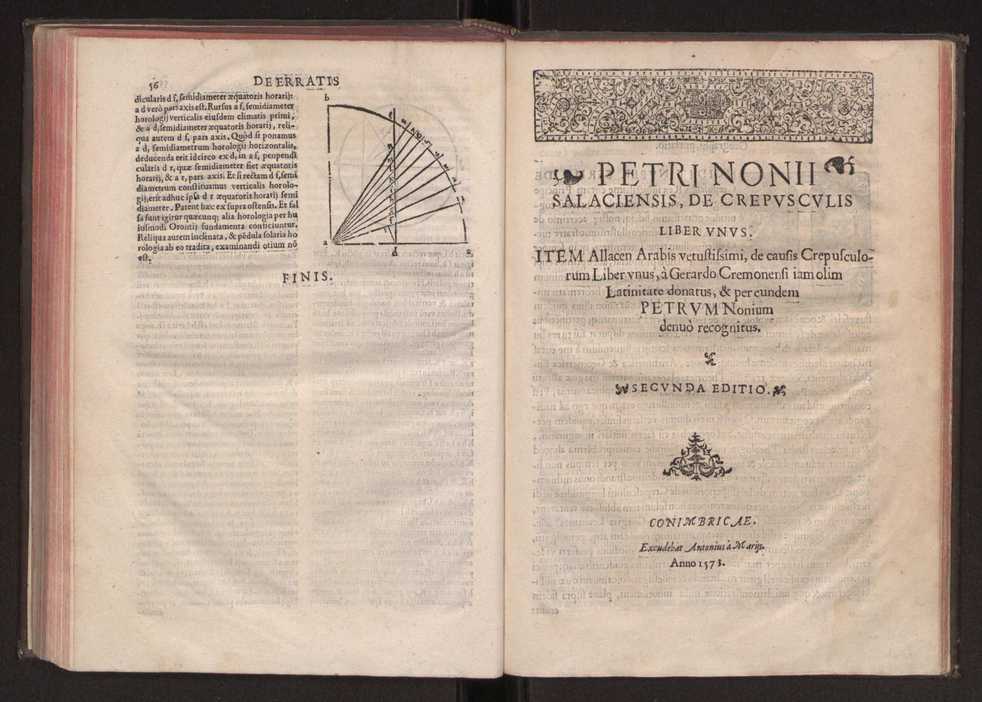 Petri Nonii Salaciensis de arte atque ratione navigandi libri duo. Eiusdem in theoricas planetarum Georgij Purbachij annotationes, & in problema mechanicum Aristotelis de motu navigij ex remis annotatio una. Eiusdem de erratis Orontij Finoei liber unus. Eiusdem de crepusculis lib. I cum libello Allacen de causis crepusculorumDe arte atque ratione navigandi libri duo 138