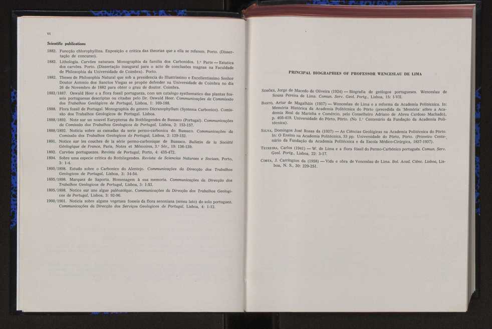 Anais da Faculdade de Cincias : supplement to volume 64 (1983) : special volume in honour of Wenceslau de Lima, palaeobotanist and statesman (1858-1919) 7