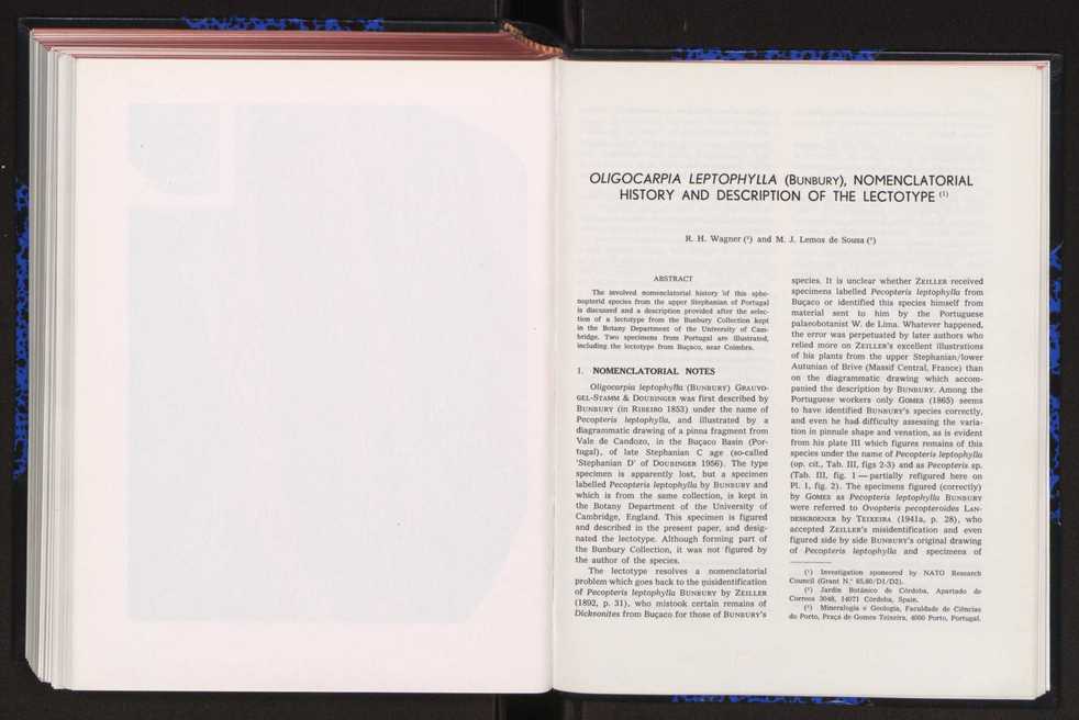 Anais da Faculdade de Cincias : supplement to volume 64 (1983) : special volume in honour of Wenceslau de Lima, palaeobotanist and statesman (1858-1919) 321