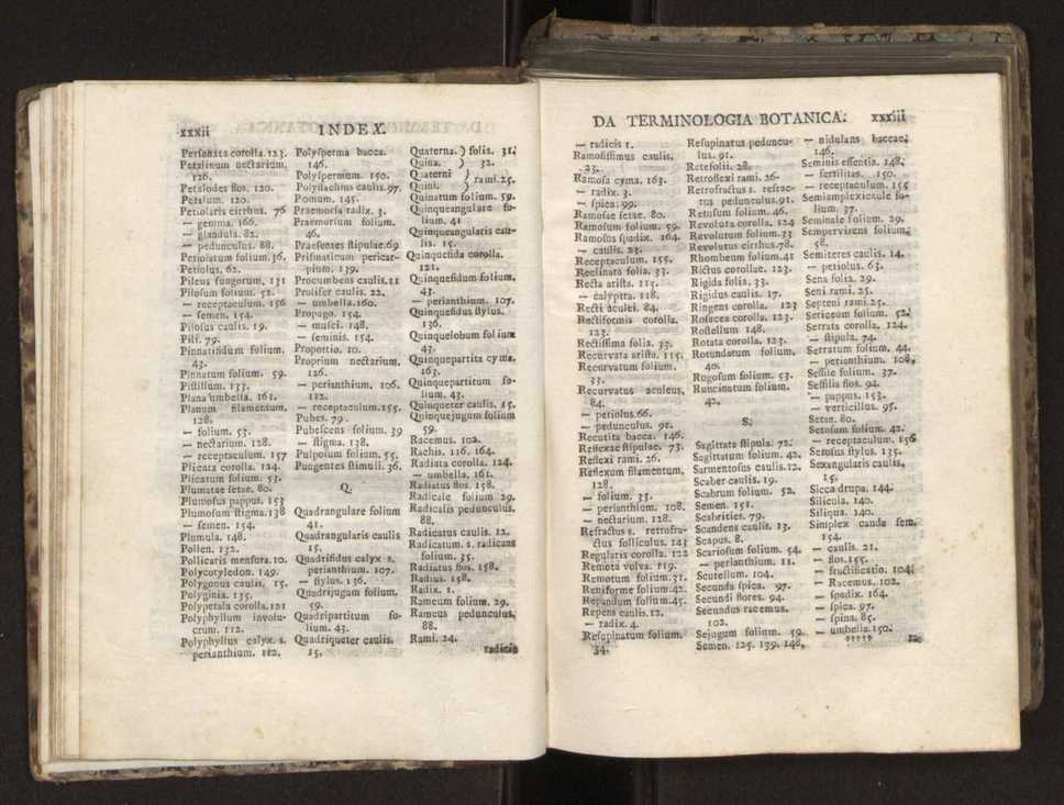 Diccionario dos termos technicos de historia natural extrahidos das obras de Linno ...:Memoria sobre a utilidade dos jardins botanicos 22