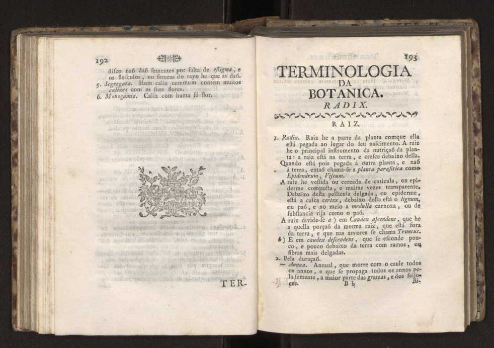 Diccionario dos termos technicos de historia natural extrahidos das obras de Linn�o ...�:�Memoria sobre a utilidade dos jardins botanicos� 120