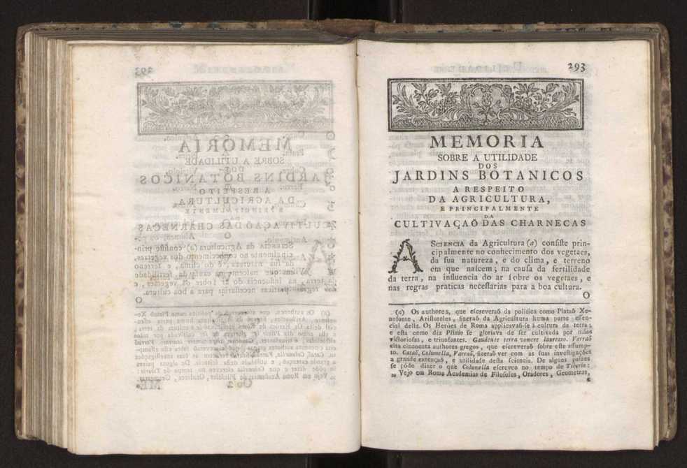 Diccionario dos termos technicos de historia natural extrahidos das obras de Linno ...:Memoria sobre a utilidade dos jardins botanicos 170