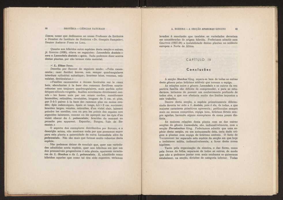 Aseco stoechas gingins, do gnero Lavandula Linn. 33