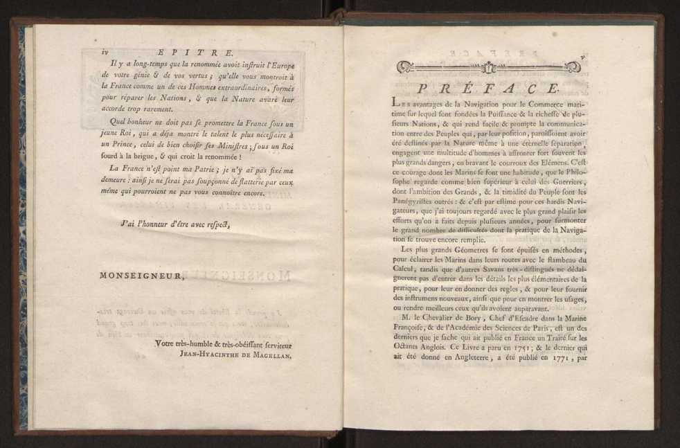 Description des octants et sextants anglois, ou quarts de cercle a reflection, avec la maniere de servir de ces instrumens, pour prendre toutes sortes de distances angulaires, tant sur mer que sur terre : prcde d'un mmoire sur une nouvelle construction de ces instrumens; et suivie d'un appendix, contenant la description et les avantages d'un double-sextant nouveau 5