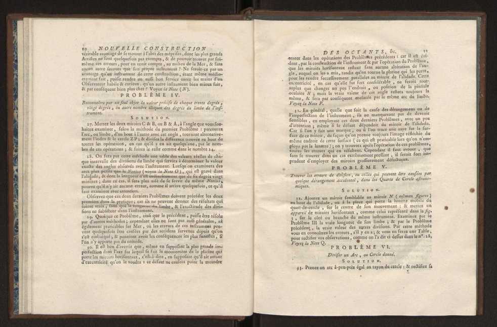 Description des octants et sextants anglois, ou quarts de cercle a reflection, avec la maniere de servir de ces instrumens, pour prendre toutes sortes de distances angulaires, tant sur mer que sur terre : prcde d'un mmoire sur une nouvelle construction de ces instrumens; et suivie d'un appendix, contenant la description et les avantages d'un double-sextant nouveau 16