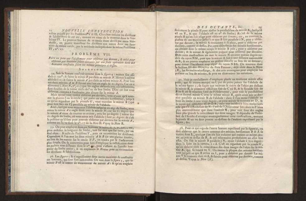 Description des octants et sextants anglois, ou quarts de cercle a reflection, avec la maniere de servir de ces instrumens, pour prendre toutes sortes de distances angulaires, tant sur mer que sur terre : prcde d'un mmoire sur une nouvelle construction de ces instrumens; et suivie d'un appendix, contenant la description et les avantages d'un double-sextant nouveau 17