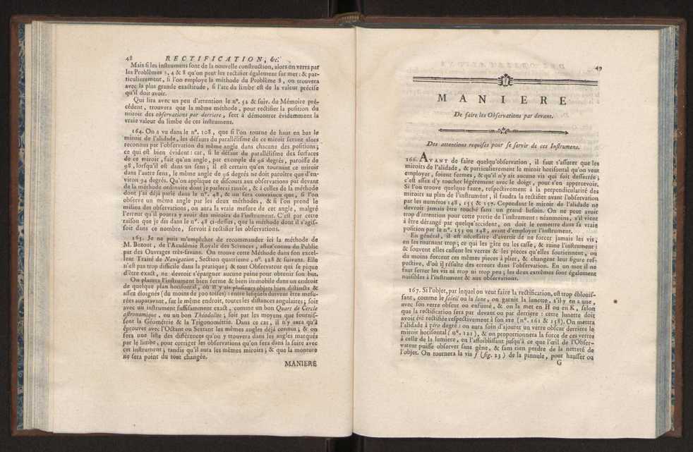 Description des octants et sextants anglois, ou quarts de cercle a reflection, avec la maniere de servir de ces instrumens, pour prendre toutes sortes de distances angulaires, tant sur mer que sur terre : prcde d'un mmoire sur une nouvelle construction de ces instrumens; et suivie d'un appendix, contenant la description et les avantages d'un double-sextant nouveau 35