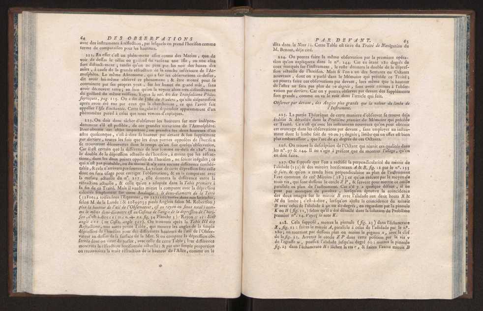 Description des octants et sextants anglois, ou quarts de cercle a reflection, avec la maniere de servir de ces instrumens, pour prendre toutes sortes de distances angulaires, tant sur mer que sur terre : prcde d'un mmoire sur une nouvelle construction de ces instrumens; et suivie d'un appendix, contenant la description et les avantages d'un double-sextant nouveau 42