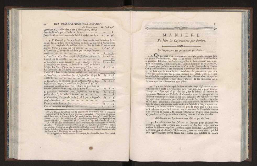 Description des octants et sextants anglois, ou quarts de cercle a reflection, avec la maniere de servir de ces instrumens, pour prendre toutes sortes de distances angulaires, tant sur mer que sur terre : prcde d'un mmoire sur une nouvelle construction de ces instrumens; et suivie d'un appendix, contenant la description et les avantages d'un double-sextant nouveau 45