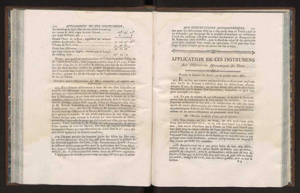 Description des octants et sextants anglois, ou quarts de cercle a reflection, avec la maniere de servir de ces instrumens, pour prendre toutes sortes de distances angulaires, tant sur mer que sur terre : prcde d'un mmoire sur une nouvelle construction de ces instrumens; et suivie d'un appendix, contenant la description et les avantages d'un double-sextant nouveau 59