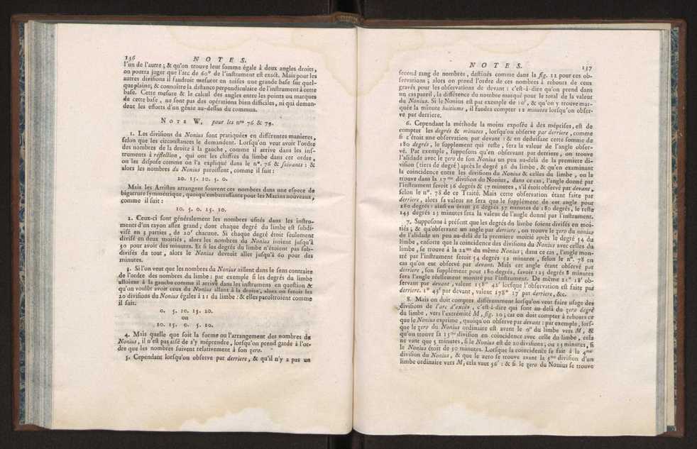 Description des octants et sextants anglois, ou quarts de cercle a reflection, avec la maniere de servir de ces instrumens, pour prendre toutes sortes de distances angulaires, tant sur mer que sur terre : prcde d'un mmoire sur une nouvelle construction de ces instrumens; et suivie d'un appendix, contenant la description et les avantages d'un double-sextant nouveau 77