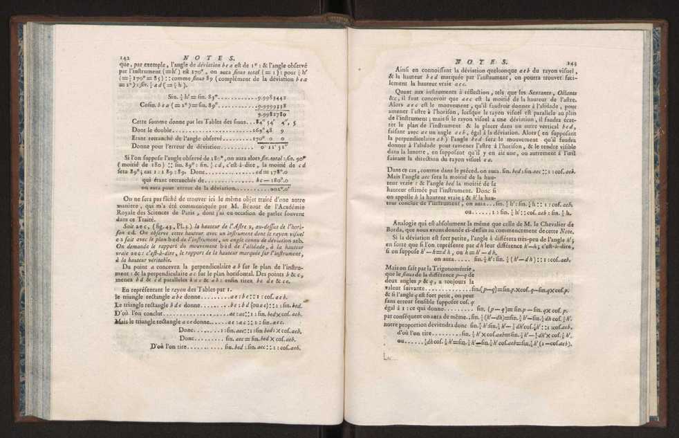 Description des octants et sextants anglois, ou quarts de cercle a reflection, avec la maniere de servir de ces instrumens, pour prendre toutes sortes de distances angulaires, tant sur mer que sur terre : prcde d'un mmoire sur une nouvelle construction de ces instrumens; et suivie d'un appendix, contenant la description et les avantages d'un double-sextant nouveau 80