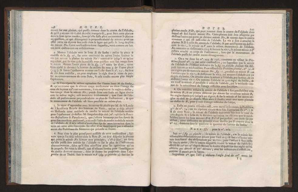 Description des octants et sextants anglois, ou quarts de cercle a reflection, avec la maniere de servir de ces instrumens, pour prendre toutes sortes de distances angulaires, tant sur mer que sur terre : prcde d'un mmoire sur une nouvelle construction de ces instrumens; et suivie d'un appendix, contenant la description et les avantages d'un double-sextant nouveau 83