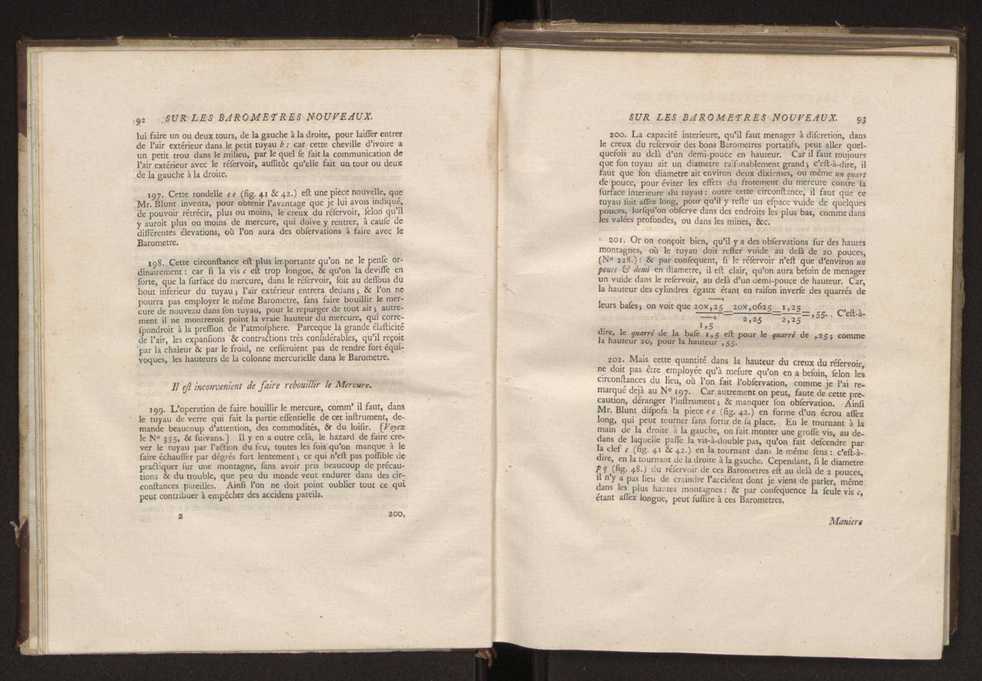 Description et usages des nouveaux barometres, pour msurer la hauteur des montagnes et la profondeur des mines, appartenants aux collections d'instrumens d'astronomie et de physique, faits  Londres en 1778 et 1779, par ordre de la cour d'Espagne, avec un prcis des barometres  grande chelle, et d'un mtorographe constant 8