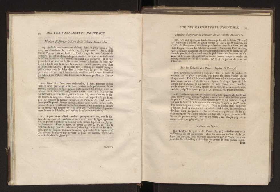 Description et usages des nouveaux barometres, pour msurer la hauteur des montagnes et la profondeur des mines, appartenants aux collections d'instrumens d'astronomie et de physique, faits  Londres en 1778 et 1779, par ordre de la cour d'Espagne, avec un prcis des barometres  grande chelle, et d'un mtorographe constant 9