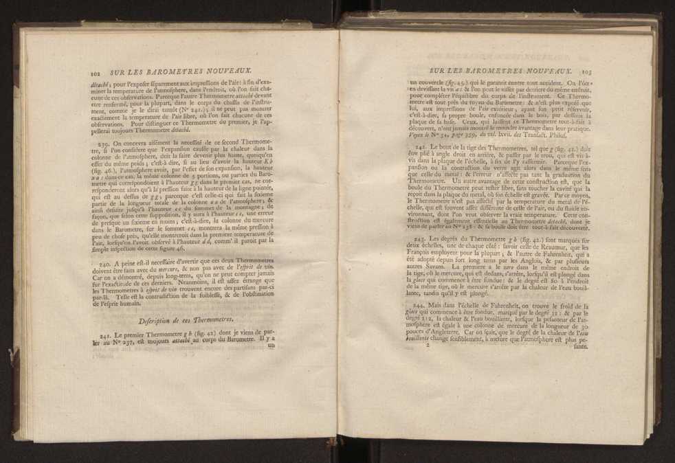 Description et usages des nouveaux barometres, pour msurer la hauteur des montagnes et la profondeur des mines, appartenants aux collections d'instrumens d'astronomie et de physique, faits  Londres en 1778 et 1779, par ordre de la cour d'Espagne, avec un prcis des barometres  grande chelle, et d'un mtorographe constant 14