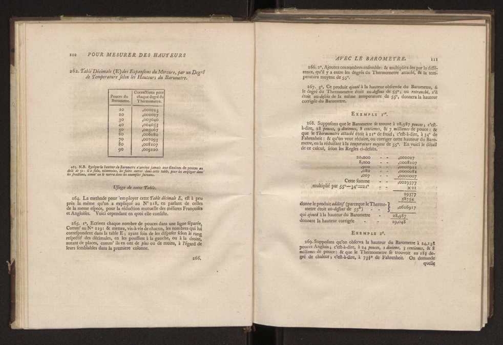 Description et usages des nouveaux barometres, pour m�surer la hauteur des montagnes et la profondeur des mines, appartenants aux collections d'instrumens d'astronomie et de physique, faits � Londres en 1778 et 1779, par ordre de la cour d'Espagne, avec un pr�cis des barometres � grande �chelle, et d'un m�t�orographe constant 18