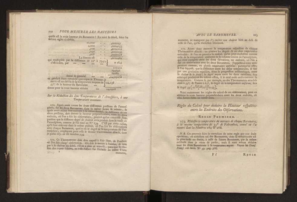 Description et usages des nouveaux barometres, pour msurer la hauteur des montagnes et la profondeur des mines, appartenants aux collections d'instrumens d'astronomie et de physique, faits  Londres en 1778 et 1779, par ordre de la cour d'Espagne, avec un prcis des barometres  grande chelle, et d'un mtorographe constant 19